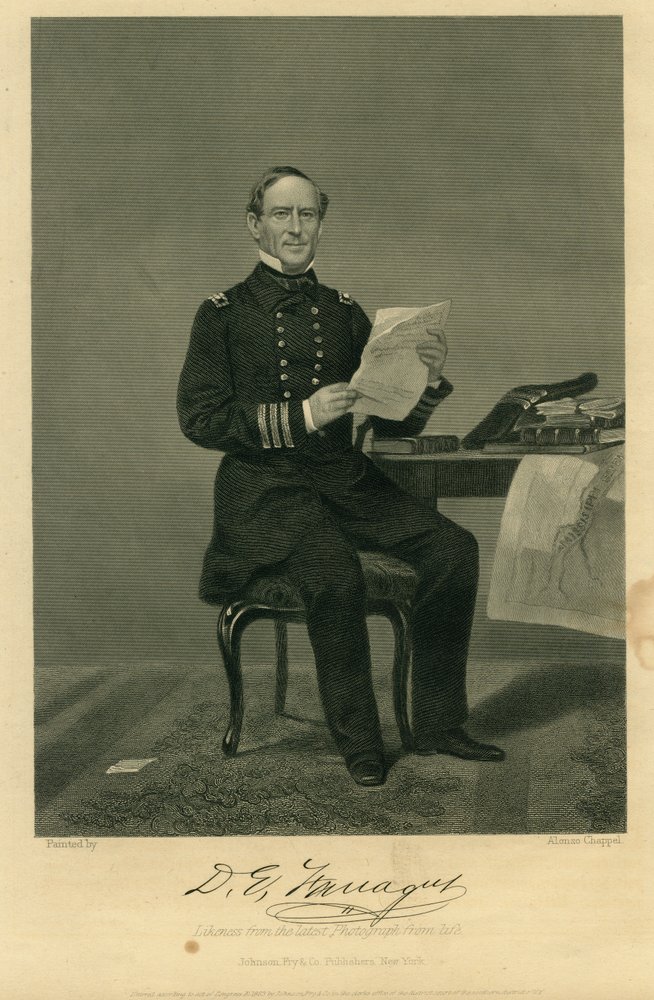 Adm. David Farragut (Union) by Alonzo Chappel