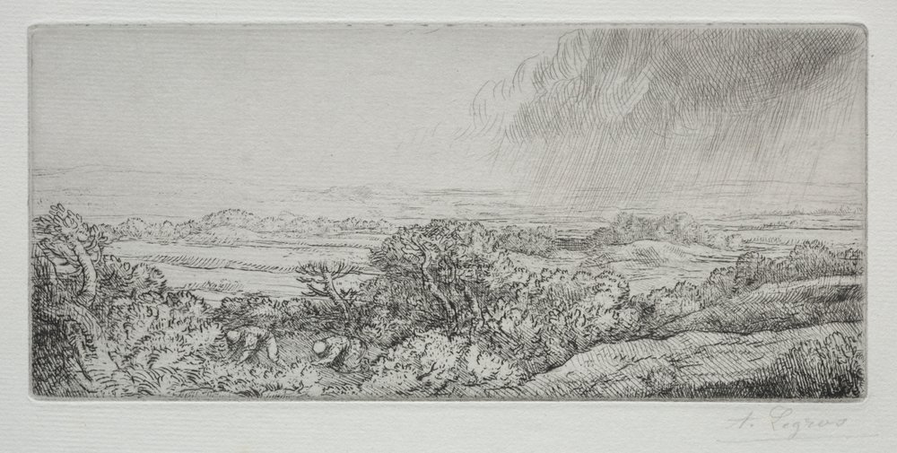 The Mushroom Gatherers by Alphonse Legros