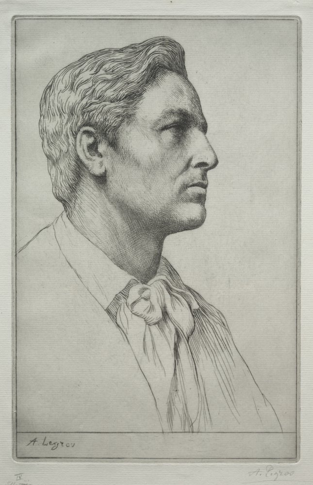 Portrait of Sir Charles Holroyd by Alphonse Legros