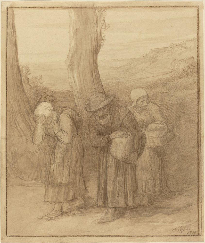 The Departure, 1905 by Alphonse Legros