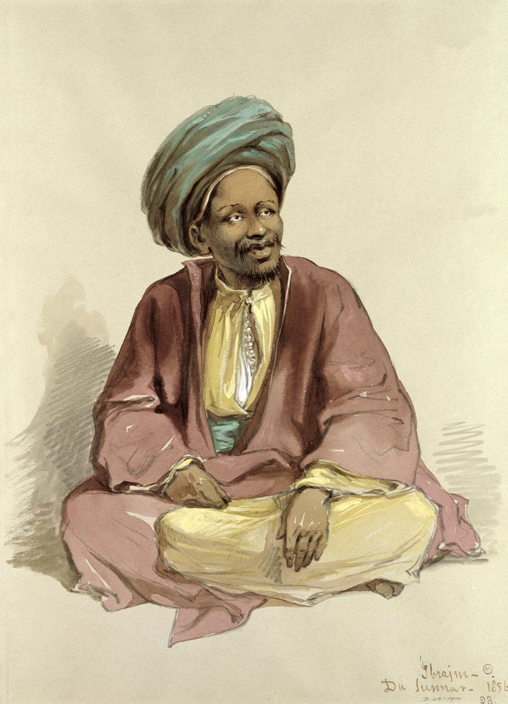 Ibrahim - from Sunnar, 1856 by Amadeo Preziosi