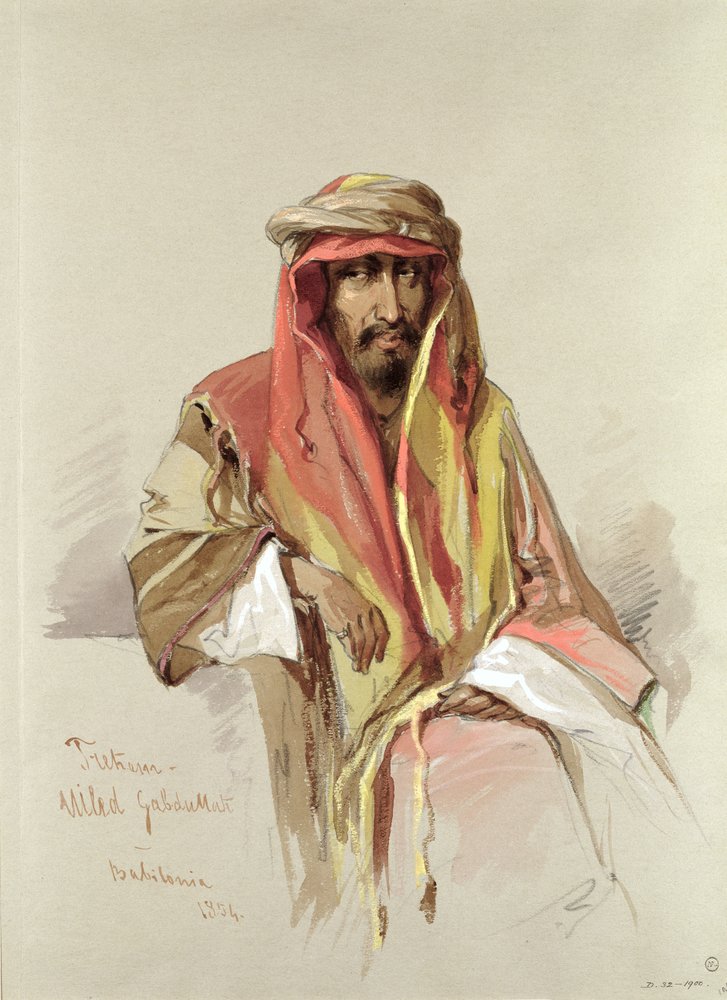 Trehem - from Babylonia, 1854 by Amadeo Preziosi