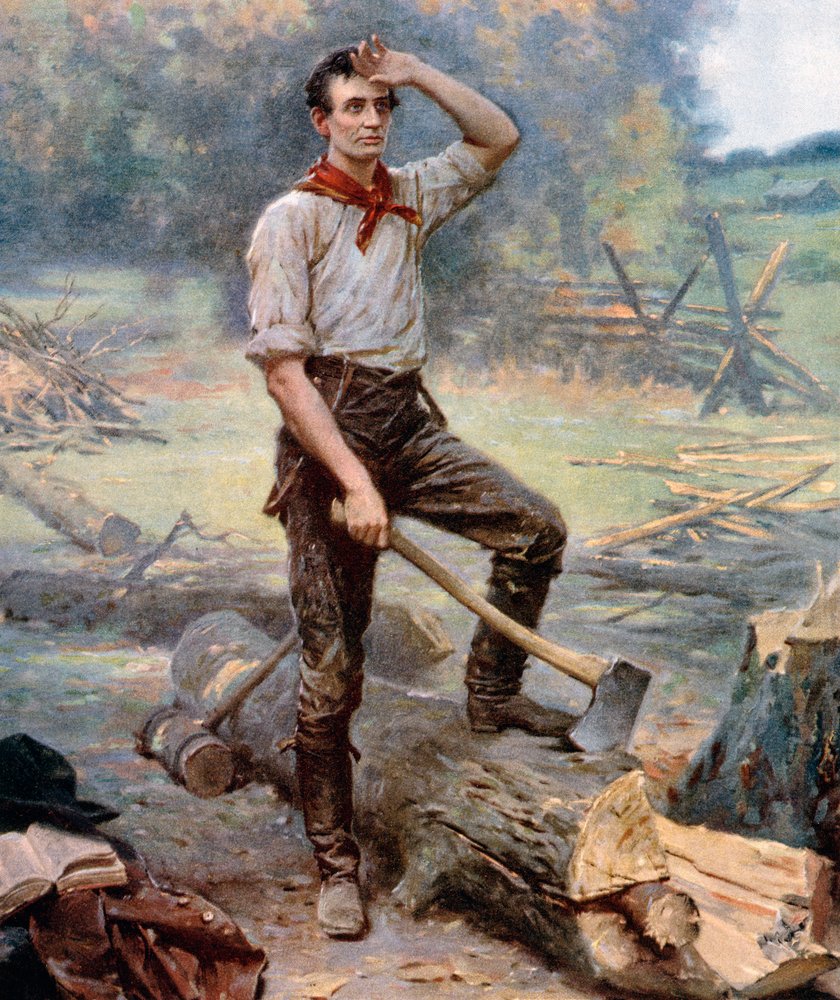 Lincoln the Rail Splitter by American School