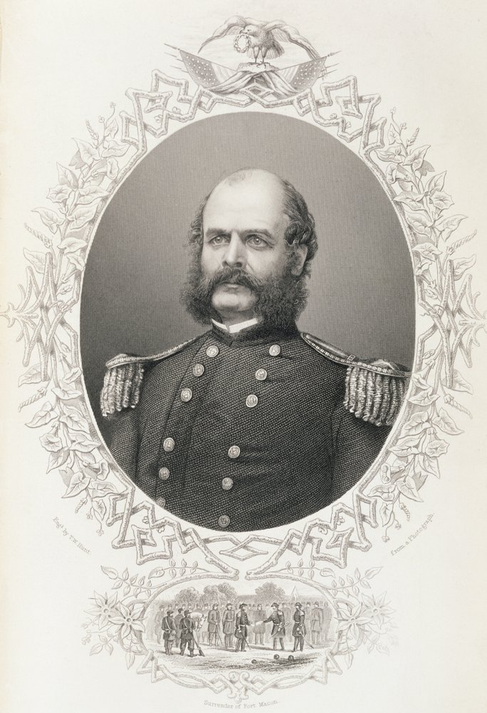 Major General Ambrose Everett Burnside, from 