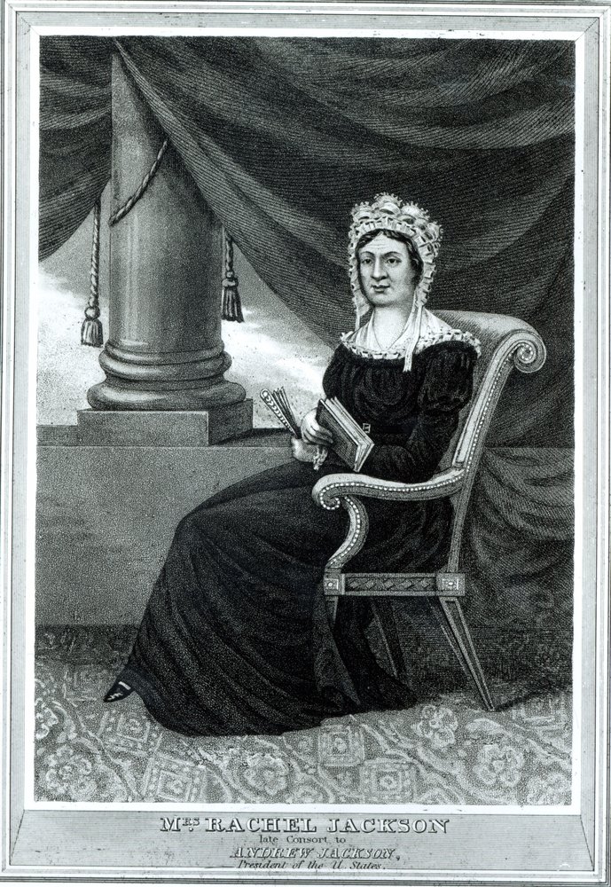 Mrs Rachel Jackson, pub. by Joseph How by American School