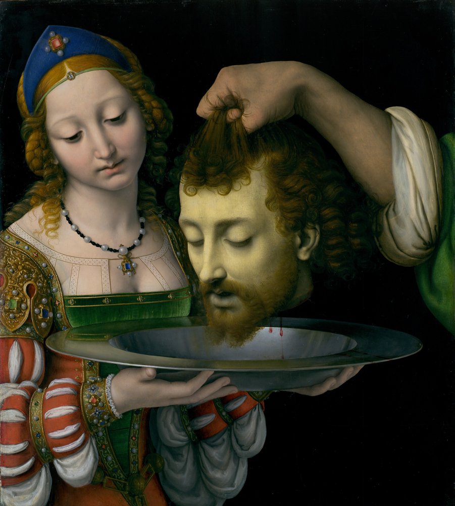Salome with the Head of Saint John the Baptist, ca. 1507-9 by Andrea Solario