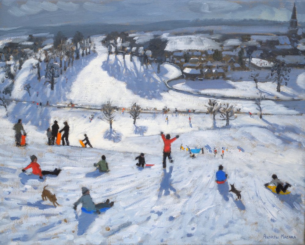 Winter Fun, Chatsworth by Andrew Macara