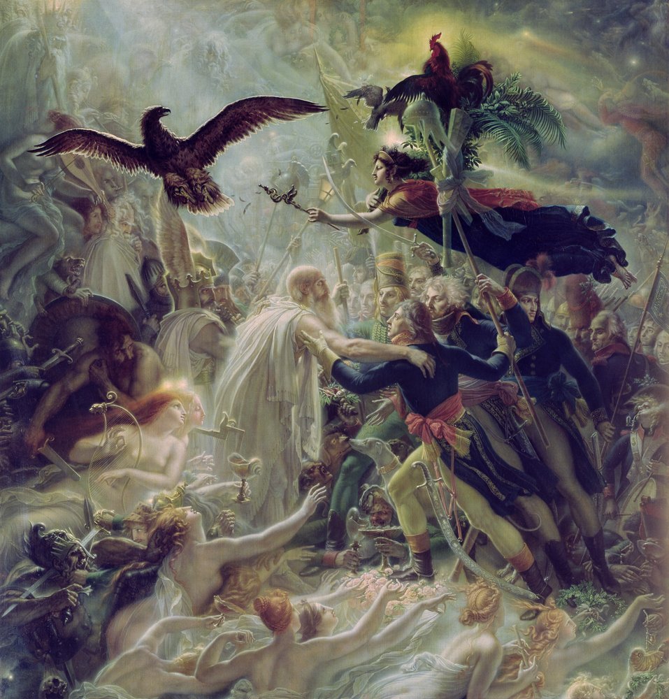 The Apotheosis of the French Heroes Who Died for Their Country During the War for Freedom by Anne-Louis Girodet de Roucy-Trioson