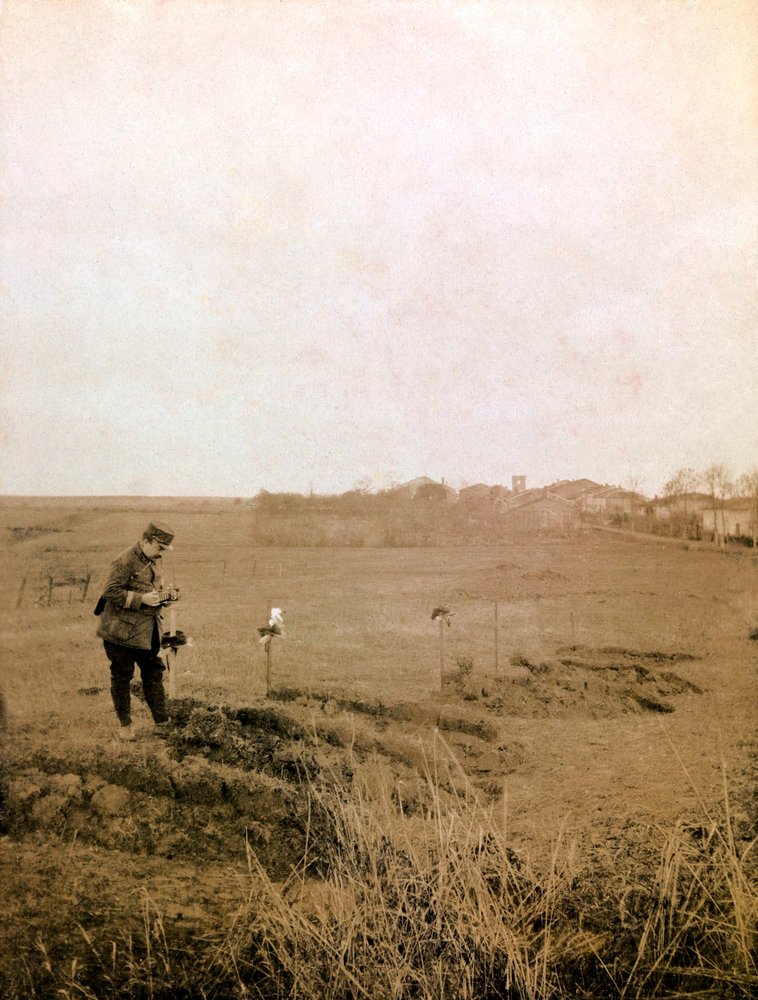 Photograph from a Personal Album of an Infantry Lieutenant During the ...
