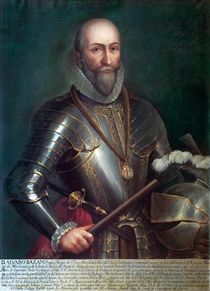 Portrait of Álvaro de Bazán y Guzmán, First Marquis of Santa Cruz by Anonymous Anonymous