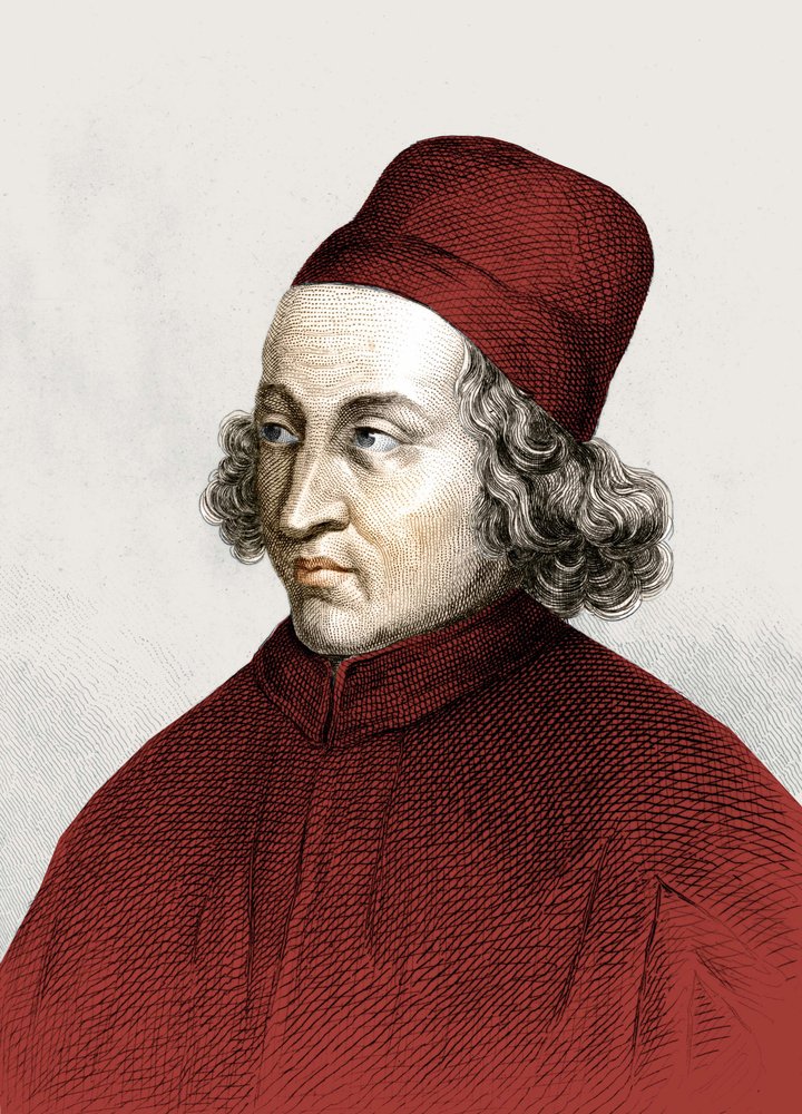 Portrait of Marsilio Ficino, known in French as Marsile