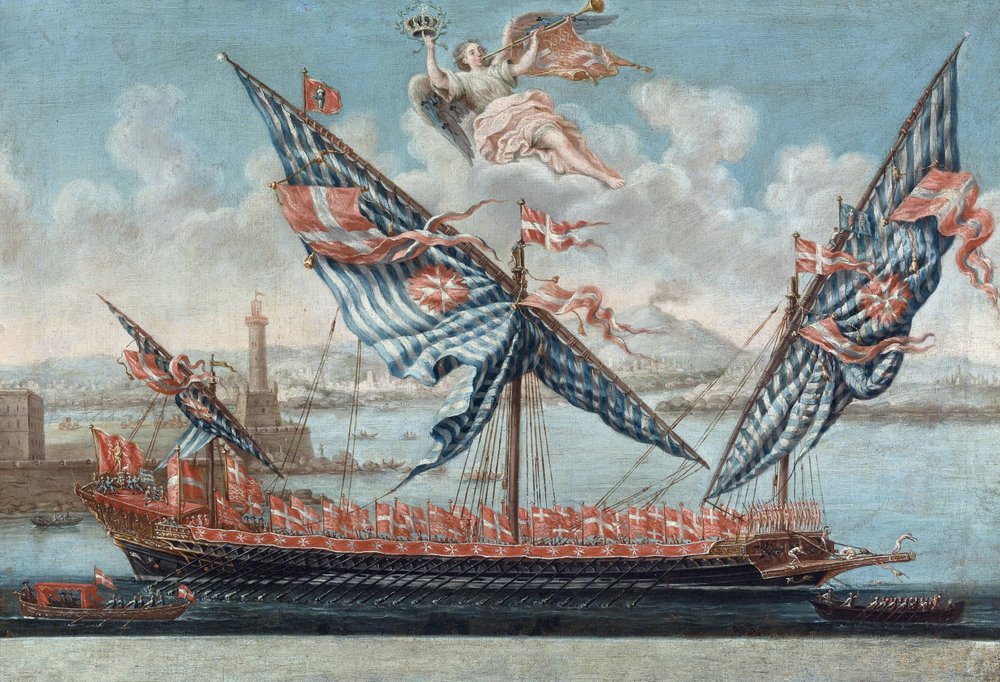 The Galley Flagship of Fra' Emmanuel de Rohan Polduc, Grand Master of ...