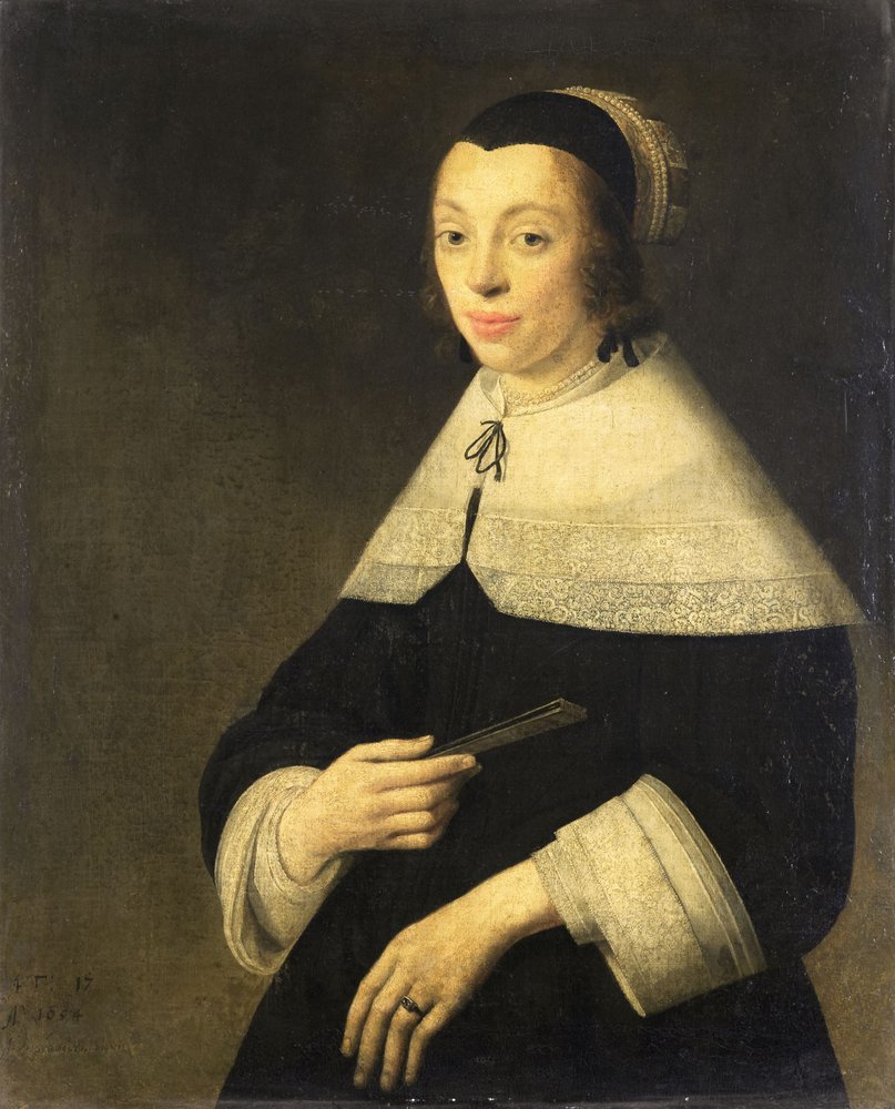 Portrait of a Young Woman by Anthonie (1601-73) Palamedesz
