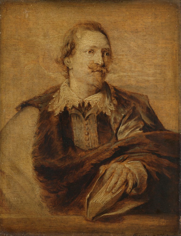 Portrait of Jan Gaspar Gevaerts (1593-1666) by Anthony van Dyck (after)