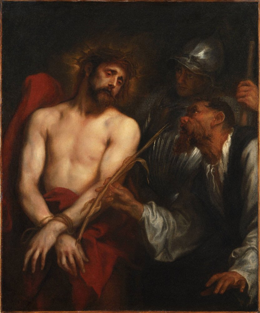 The Mocking of Christ by Anthony van Dyck: Fine art print