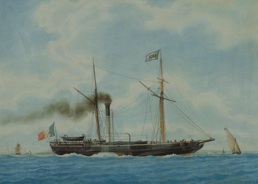 Ocean, the Ship of Captain Combes the Elder by Antoine Roux