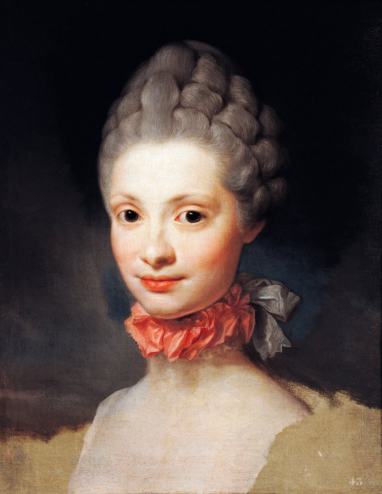 Portrait of Maria Luisa di Parma, Princess of Asturias by Anton Raphael Mengs