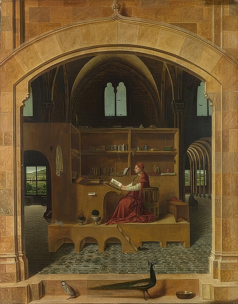 Saint Jerome in His Study. Around 1475. by Antonello da Messina