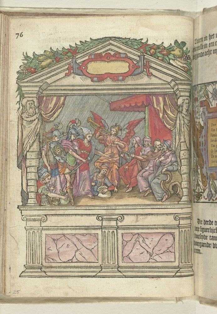 Scene with Allegorical Representation at the Grote Markt, 1578 by Antoni van Leest