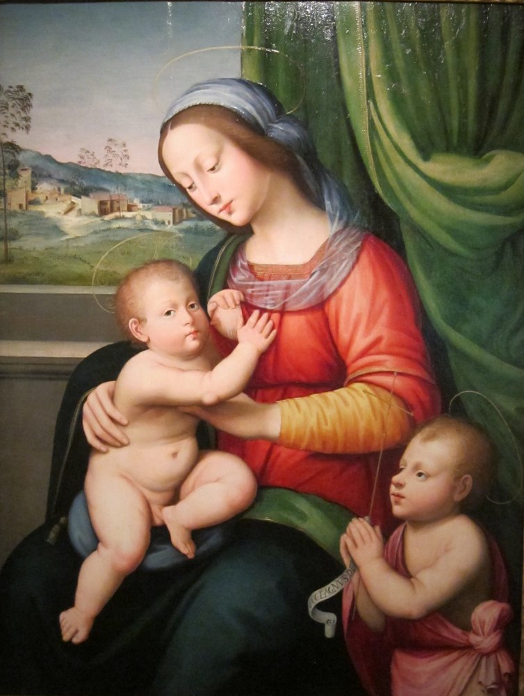 Madonna/Virgin and Child with the Infant St John the Baptist