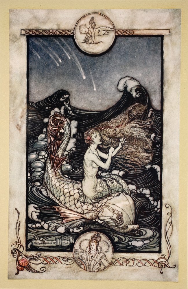 To Hear the Sea-Maids Music, Illustration from 