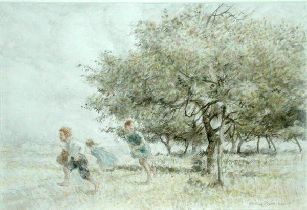Scrumping by Arthur Rackham: High-quality fine art print
