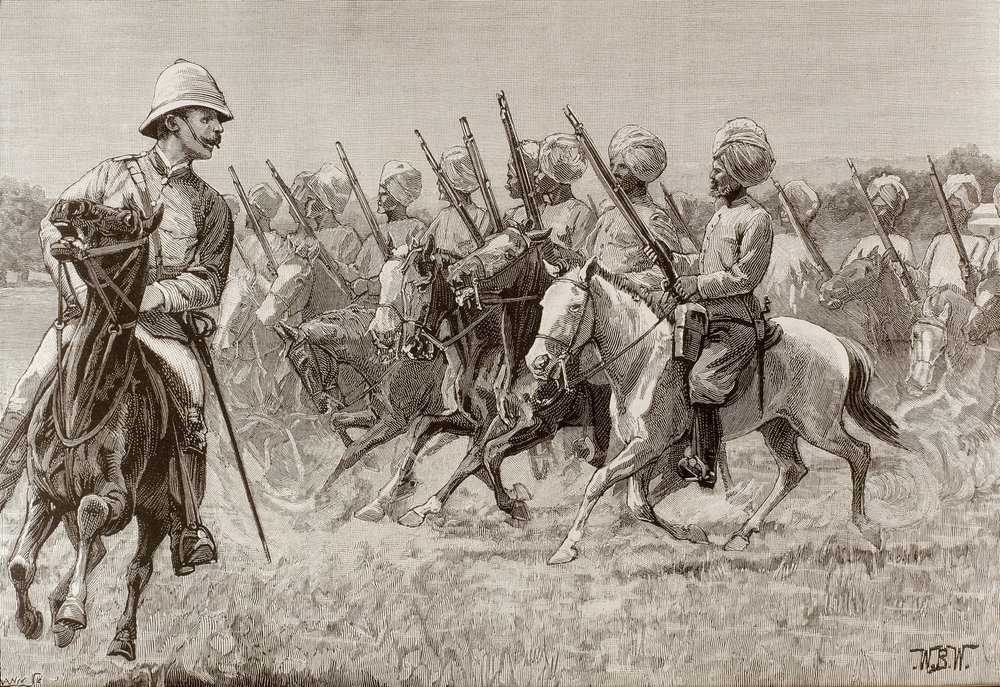 The New Regiments of Burma, Company of Mounted Infantry of the Second ...