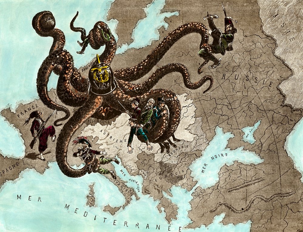 First World War: The German Octopus by Artist Unknown