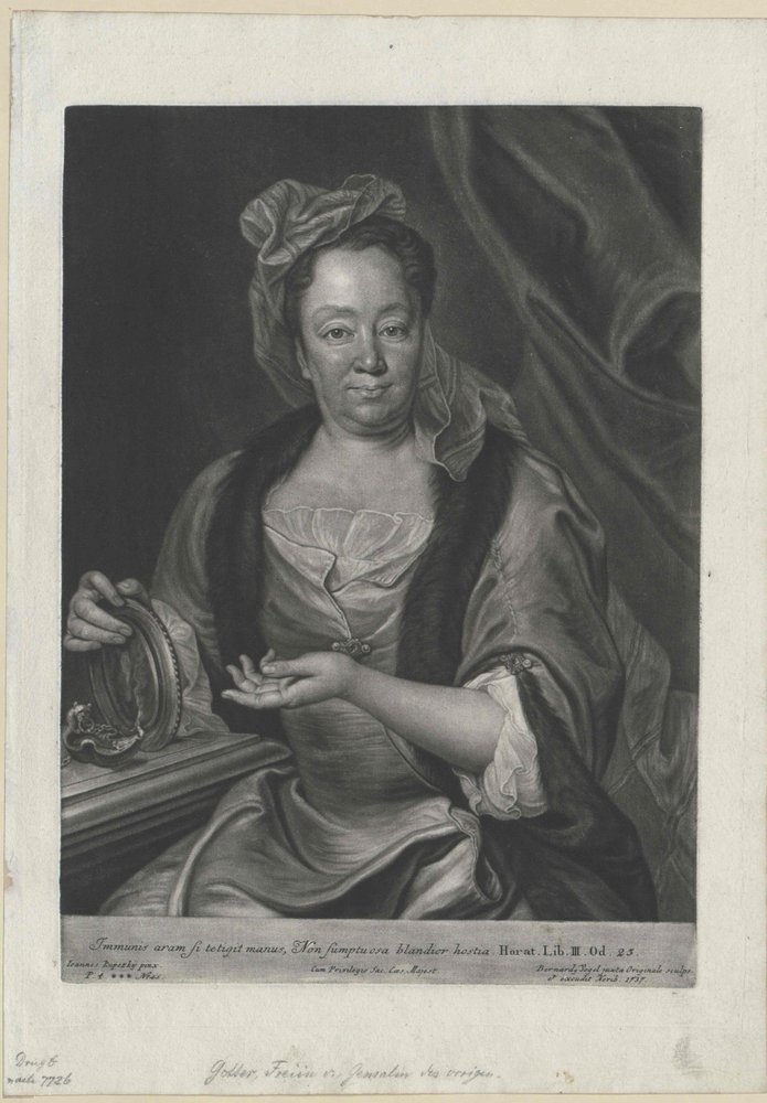 Ludmila Magdalene Happe by Artist Unknown: Fine art print