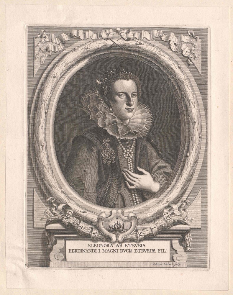 Princess of Tuscany Eleanor de' Medici by Artist Unknown