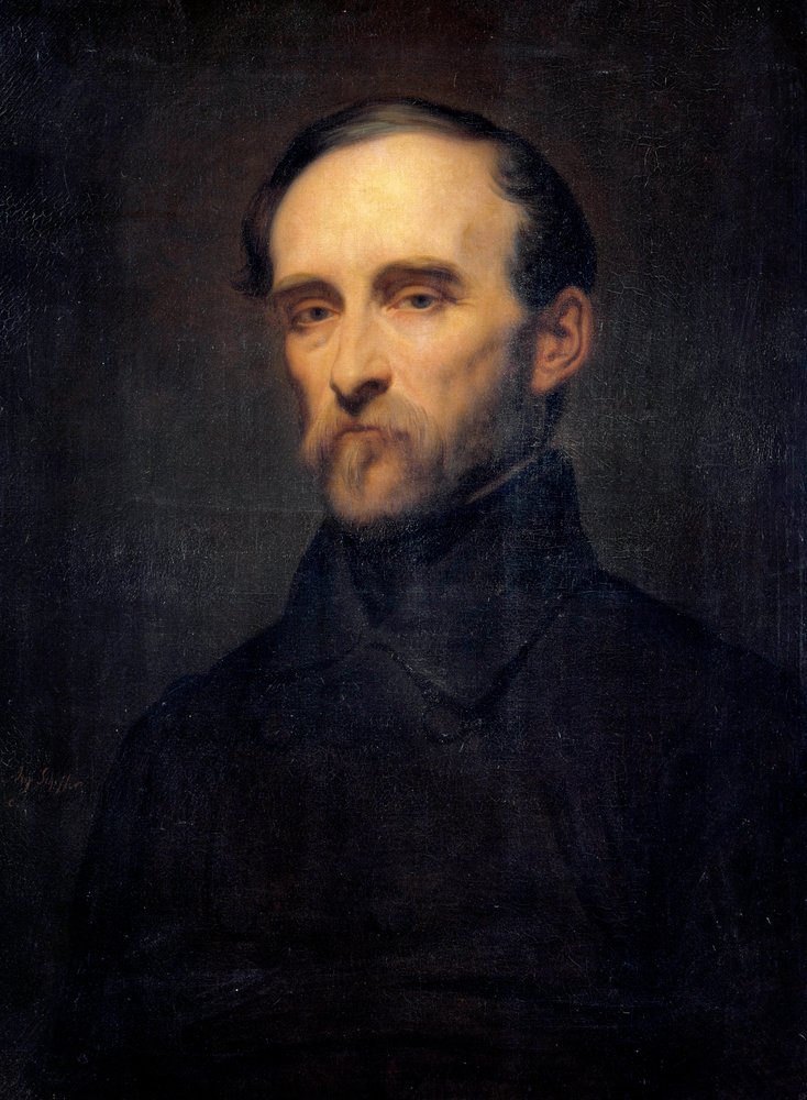 Portrait of Eugene Cavaignac (1802-1857) General Governor of Algeria by Ary Scheffer