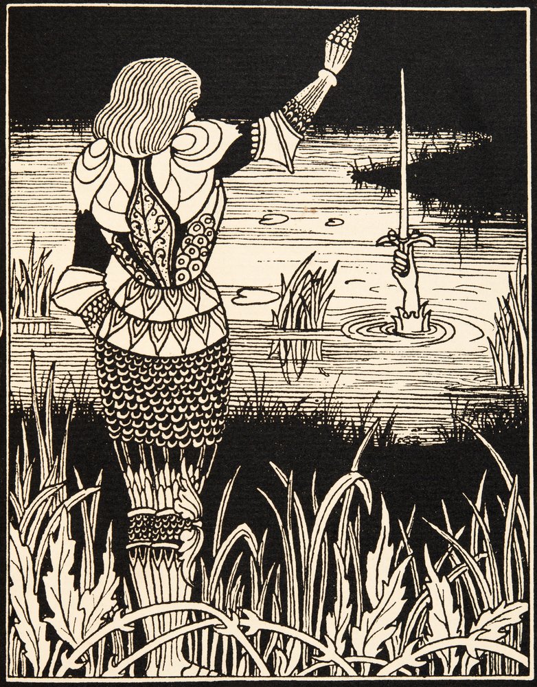 How Sir Bedivere Cast the Sword Excalibur into the Water