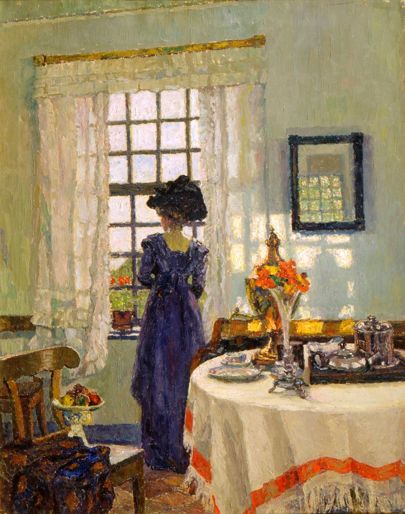 Woman at the Window by August von Brandis