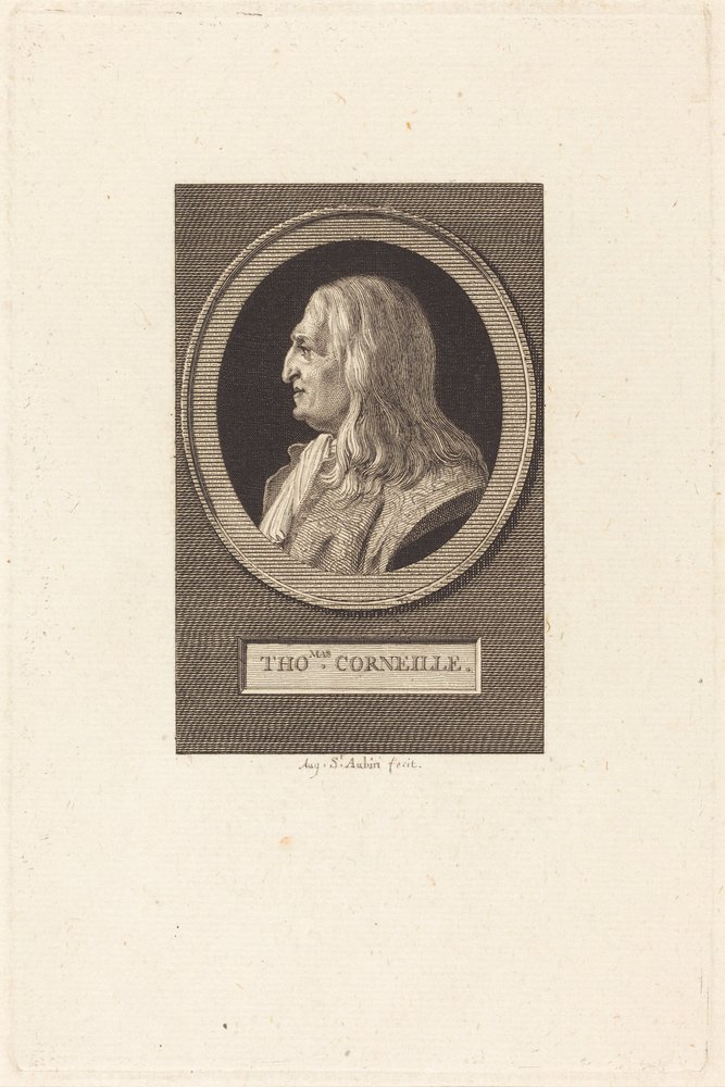 Thomas Corneille by Augustin de Saint-Aubin