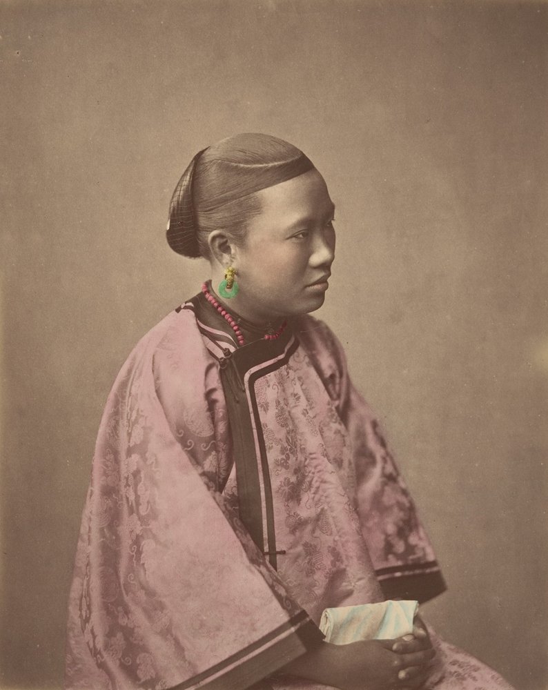 Fille de Shanghai, 1870s by Baron Raimund von Stillfried