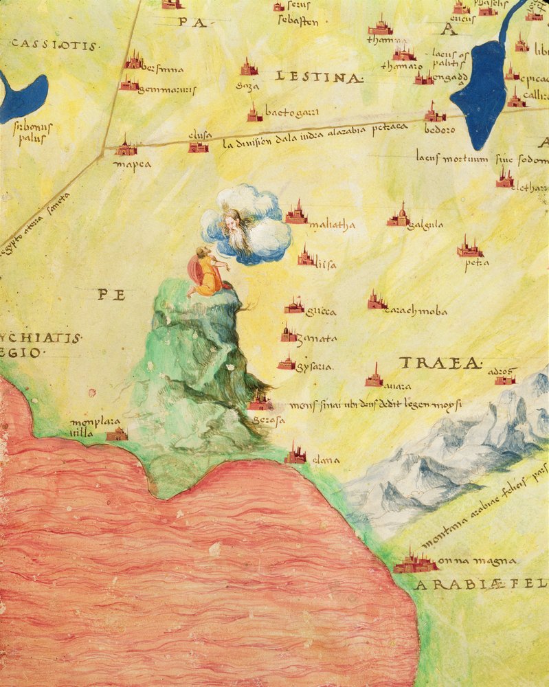 Mount Sinai and the Red Sea, from an Atlas of the World in 33 Maps ...