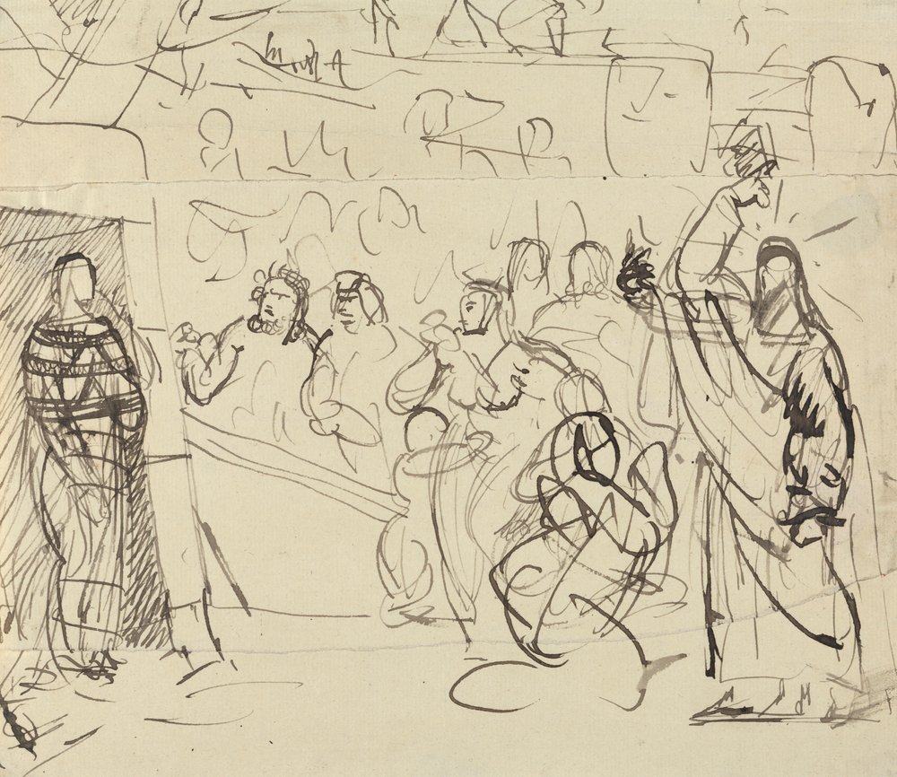 Study of the Resurrection of Lazarus by Benjamin Robert Haydon