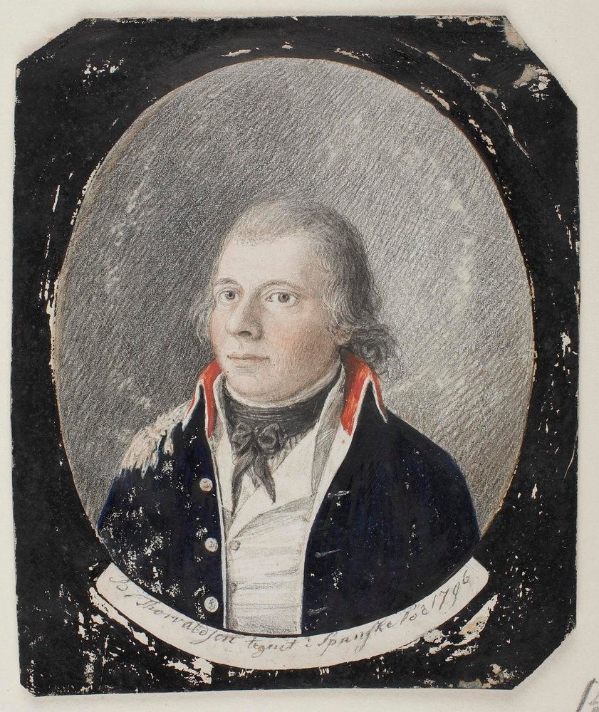 First Lieutenant Gerhard Sievers Bille by Bertel Thorvaldsen