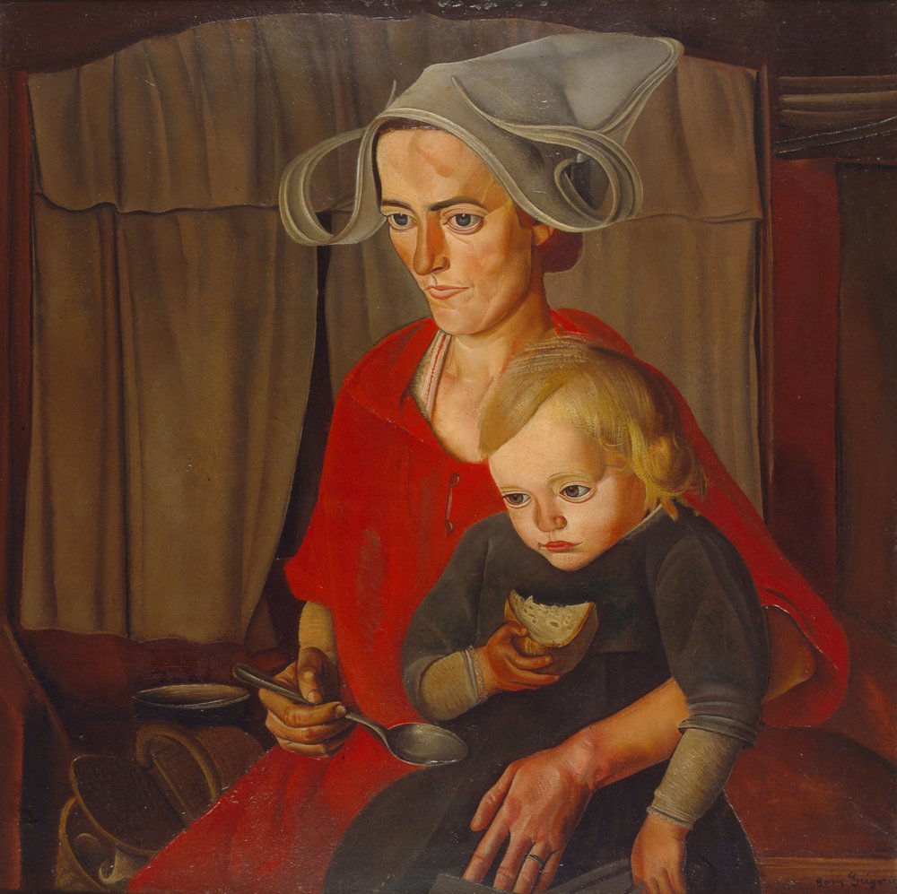 The Poverty, 1925 by Boris Dmitrievich Grigoriev