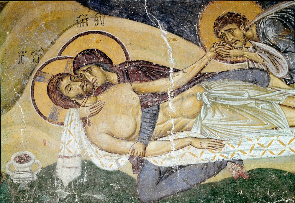 Byzantine Art: “Lamentation on the Death of Christ”, painter