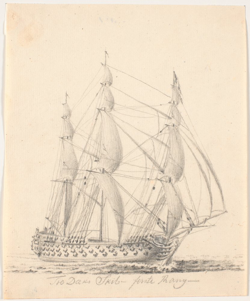 Three-Deck Ship - First Rank - by C.A. Lorentzen
