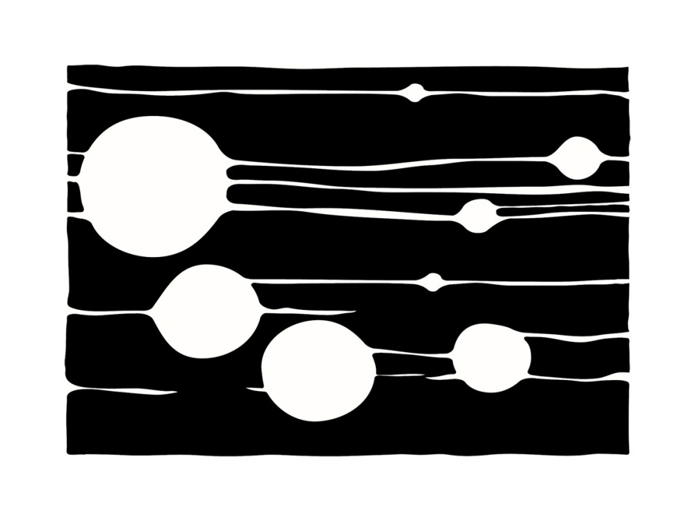 Untitled 2009 (black) by Carl Abbott