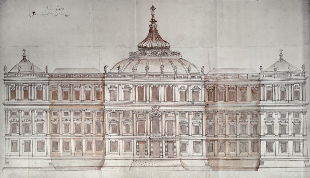 Second Design for the Principal Facade of the Louvre
