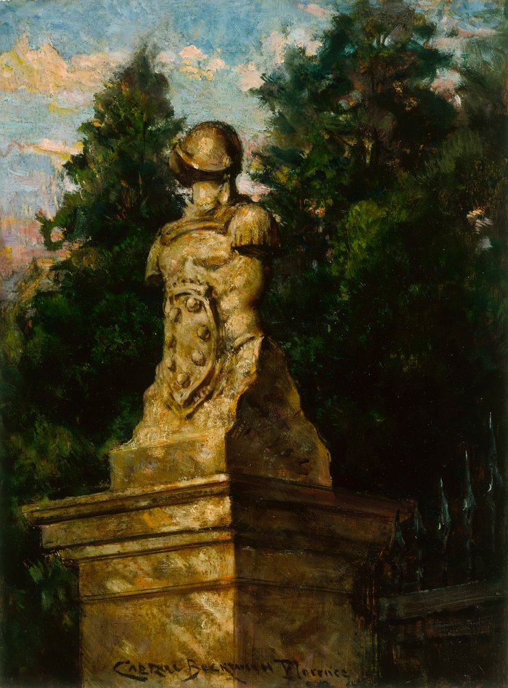 Modigliani Gate Post by Carroll Beckwith