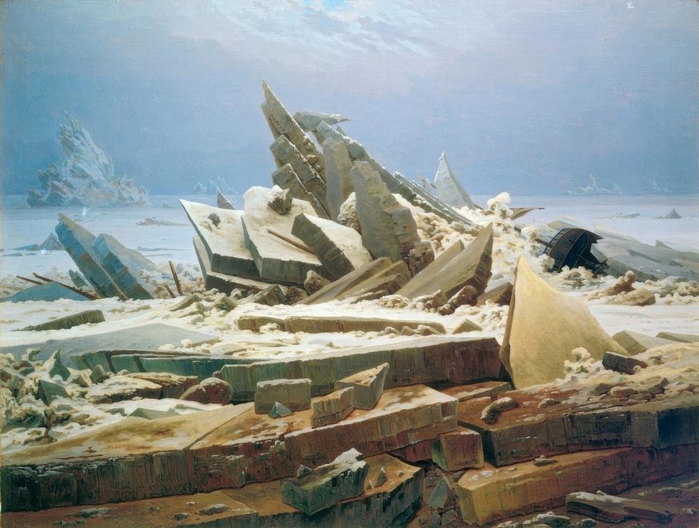The Sea of Ice by Caspar David Friedrich