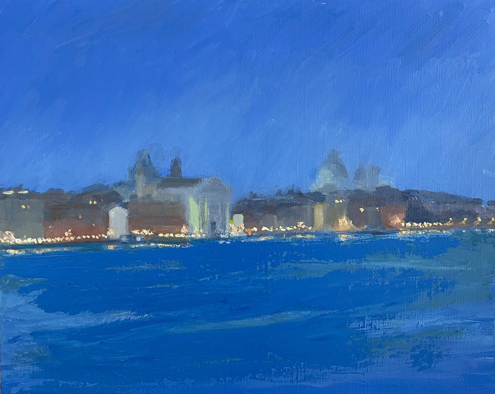 Nightlife on the Zattere, 2025 by Celia Montague