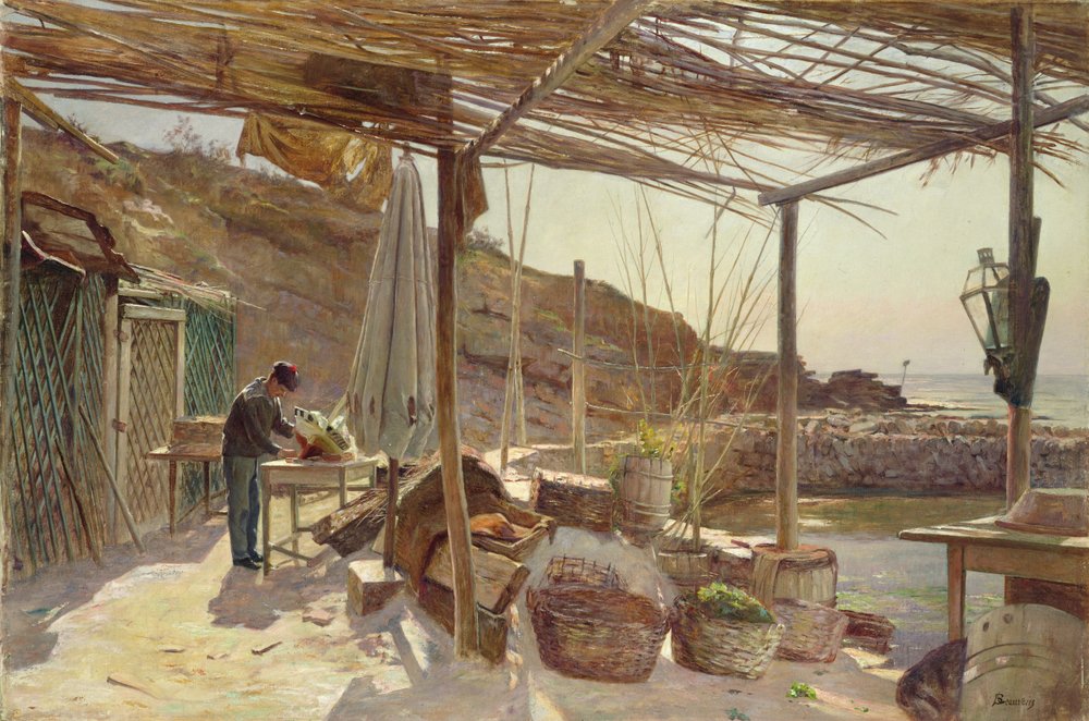 The Storehouse at Ciotat, before 1903 by Charles Beauverie