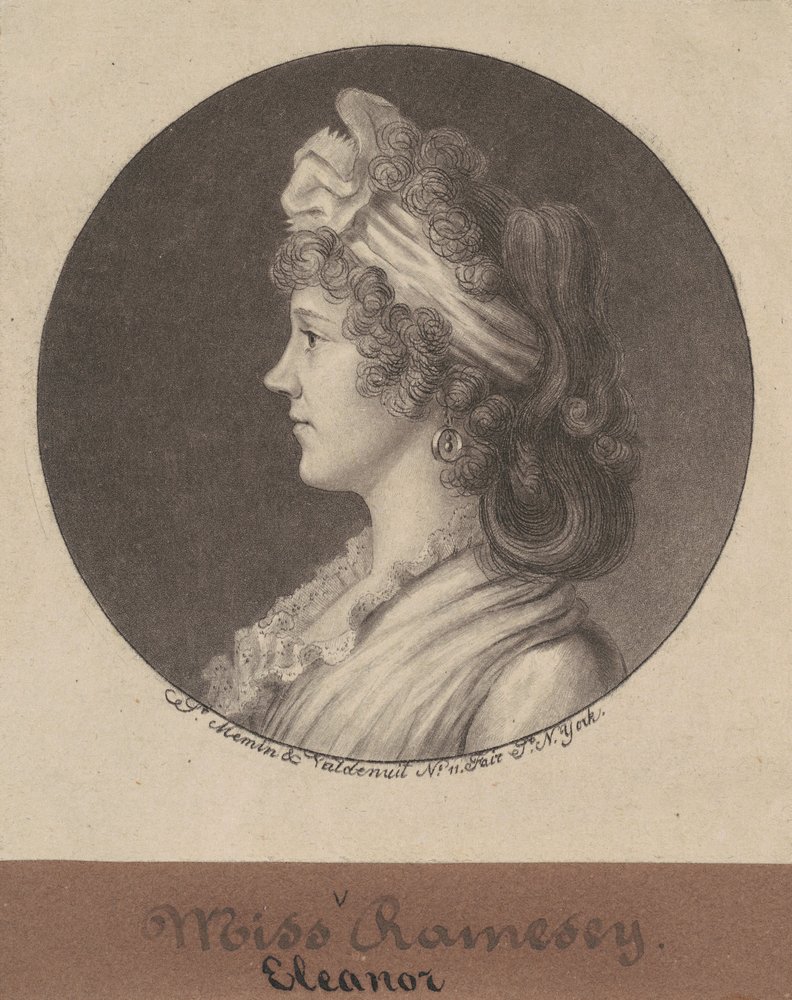 Eleanor Ramsay Fitzwilliam by Charles B. J. Févret de Saint Mémin