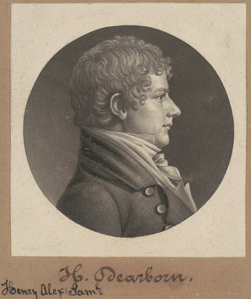 Henry Alexander Scammell Dearborn by Charles B. J. Févret de Saint Mémin