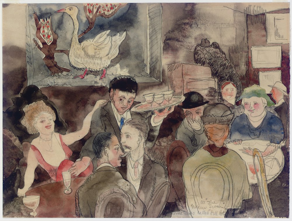 At 'The Golden Swan,' Sometimes Called the 'Hell Hole' by Charles Demuth